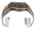 Native American Village Design Multicolor Cuff Bracelet MW75557