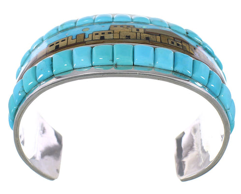 Native American Village Design Multicolor Cuff Bracelet NX27227