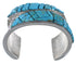Southwest Turquoise Dragonfly Sterling Silver Cuff Bracelet CX49961