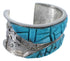 Turquoise Dragonfly Jewelry Sterling Silver Cuff Bracelet MX27126