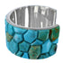 Sterling Silver Southwest Turquoise Inlay Cuff Bracelet FX27325