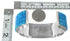 Genuine Sterling Silver Southwest Turquoise Cuff Bracelet GS76460
