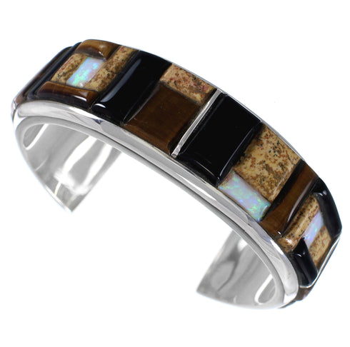 Multicolor And Sterling Silver WhiteRock Rocky Trails Bracelet DS53516