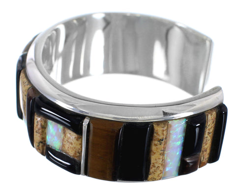 Multicolor And Sterling Silver WhiteRock Rocky Trails Bracelet DS53516