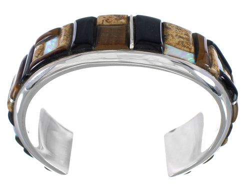 Multicolor And Sterling Silver WhiteRock Rocky Trails Bracelet DS53516