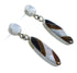 Southwestern Tiger Eye Multicolor Post Dangle Earrings Jewelry BW63016