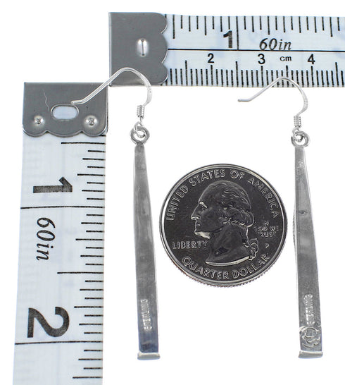 Southwestern Multicolor Inlay Hook Dangle Earrings BW76154