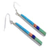Southwest Multicolor Inlay Hook Dangle Earrings Jewelry BW76201