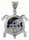 Multicolor Turtle Native American Village Design Pendant YS65189