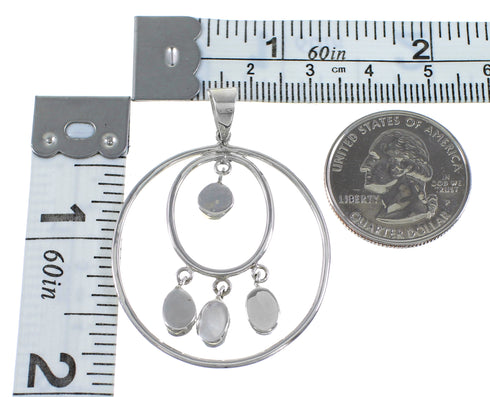 Turquoise Sterling Silver Southwestern Pendant PS60273