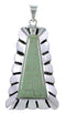 Southwestern Turquoise Jewelry Silver Slide Pendant BW71015