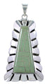 Southwestern Turquoise Jewelry Silver Slide Pendant BW71015
