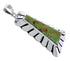 Sterling Silver Turquoise Inlay Southwest Slide Pendant BW71024