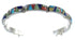 Southwest Multicolor Silver Link Bracelet MX22158