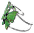 Mojave Turquoise Multicolor Butterfly Silver Cuff Bracelet EX27510