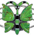 Mojave Turquoise Multicolor Butterfly Silver Cuff Bracelet EX27510