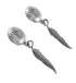 Genuine Sterling Silver Southwest Feather Post Dangle Earrings FX26037