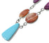 Multicolor Southwest Link Necklace Earring Set PS61238