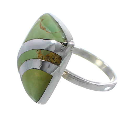 Turquoise Genuine Sterling Silver Jewelry Ring Size 6-1/4 BW64430