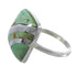 Turquoise Sterling Silver Southwestern Jewelry Ring Size 8-1/2 BW64421