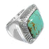 Turquoise Southwestern Jewelry Sterling Silver Ring Size 5-1/2 YS63262
