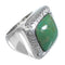 Southwest Turquoise And Silver Jewelry Ring Size 6-3/4 YS63283
