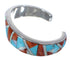 Multicolor Inlay Wild Fire Whiterock Cuff Bracelet GS61028