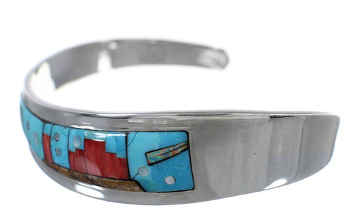 Southwest Mesa Design Sterling Silver Multicolor Bracelet OS60045