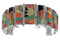 Multicolor Sunset Whiterock Jewelry Link Bracelet YS69813