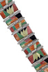 Multicolor Sunset Whiterock Jewelry Link Bracelet YS69813