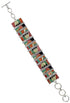 Multicolor Sunset Whiterock Jewelry Link Bracelet YS69813