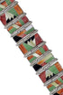 Multicolor And Silver Sunset Whiterock Link Bracelet YS69817