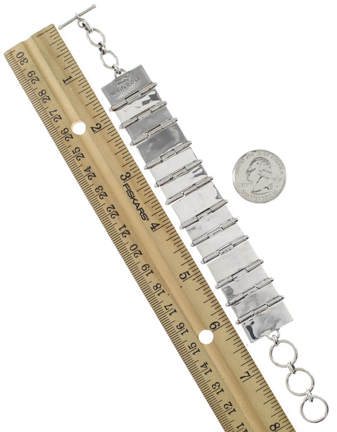 Sterling Silver Multicolor Whiterock Sunset Link Bracelet NS39328