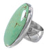 Southwestern Silver And Turquoise Ring Size 4-3/4 YS61734
