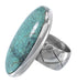 Southwest Jewelry Turquoise Silver Ring Size 4-3/4 YS61753