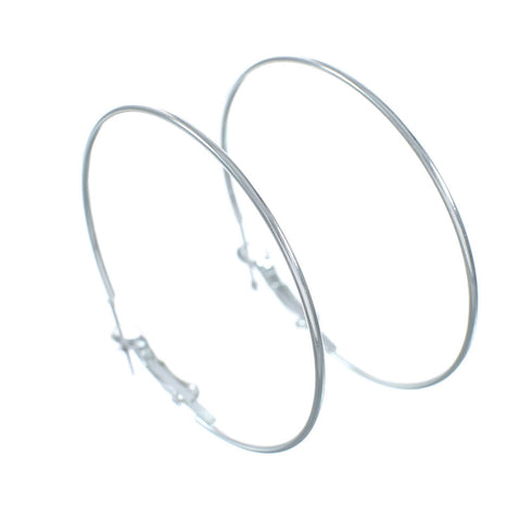 Authentic Sterling Silver Navajo Post Hoop Earrings SN20274