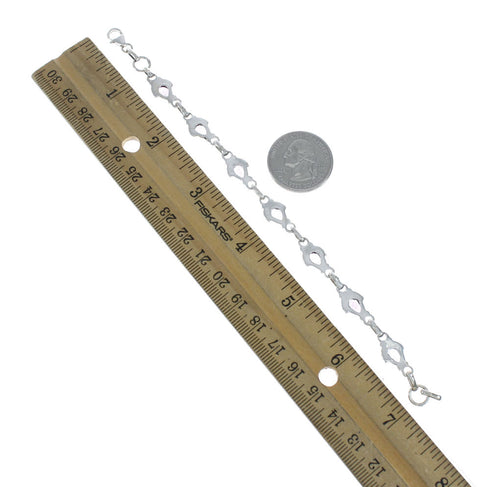 Amethyst Silver Link Bracelet SN20269