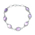Amethyst Silver Link Bracelet SN20268