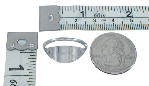 Genuine Sterling Silver Southwestern Multicolor Ring Size 9-3/4 SN20103