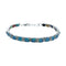 Multicolor Sterling Silver Reversible Link Bracelet SN20102