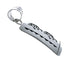 Navajo Sterling Silver Overlay Pendant SN20437