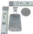 Navajo Sterling Silver Overlay Pendant SN20437