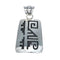 Navajo Sterling Silver Overlay Pendant SN20438