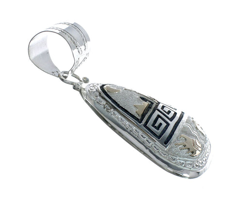 Navajo 12KGF Sterling Silver Pendant SN20407