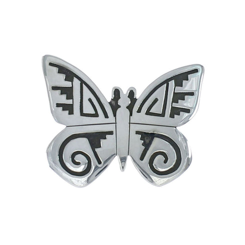 Native American Sterling Silver Butterfly Pin SN20440