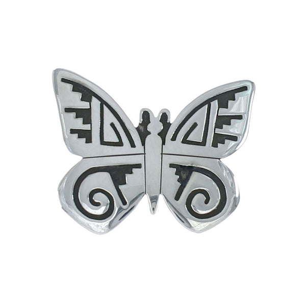Native American Sterling Silver Butterfly Pin SN20440