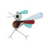 Native American Zuni Sterling Silver Multicolor Road Runner Pin Pendant NX11560
