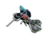 Zuni Multicolor Inlay Genuine Sterling Silver Hummingbird Pin Pendant NX11562