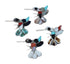 Zuni Multicolor Inlay Genuine Sterling Silver Hummingbird Pin Pendant NX11562