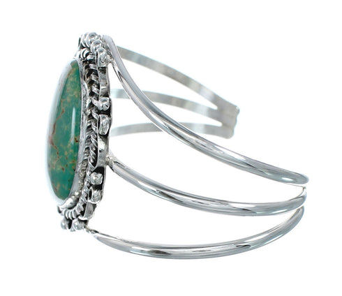 Sterling Silver Kingman Turquoise Native American Cuff Bracelet SN20397